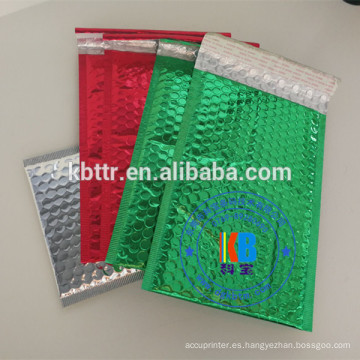 VMPET oro plata LDPE color acolchado burbuja plástico bolsas de plástico